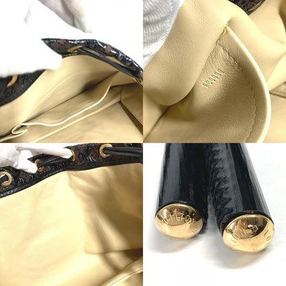 Louis Vuitton Shoulder Bag Squeegee Leather Brown — view 8