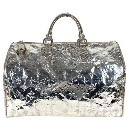Louis Vuitton Handbag Speedy 35 Leather Argent