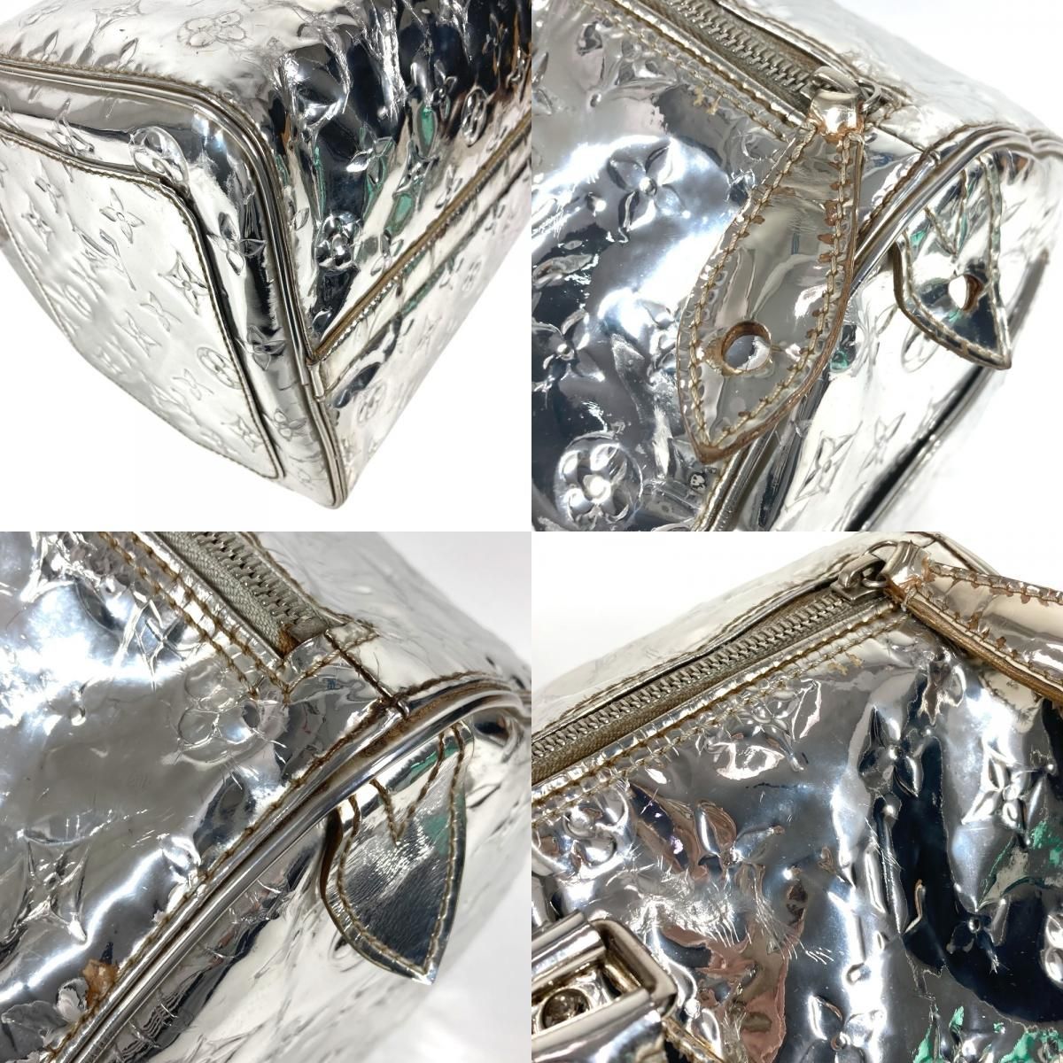 Louis Vuitton Handbag Speedy 35 Leather Argent — view 7