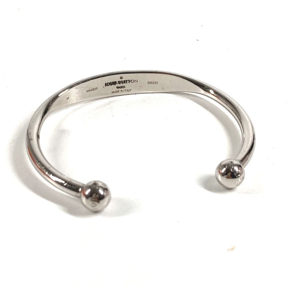 Louis Vuitton Bangle Jungkook Monogram Metal Silver Bracelet — view 4