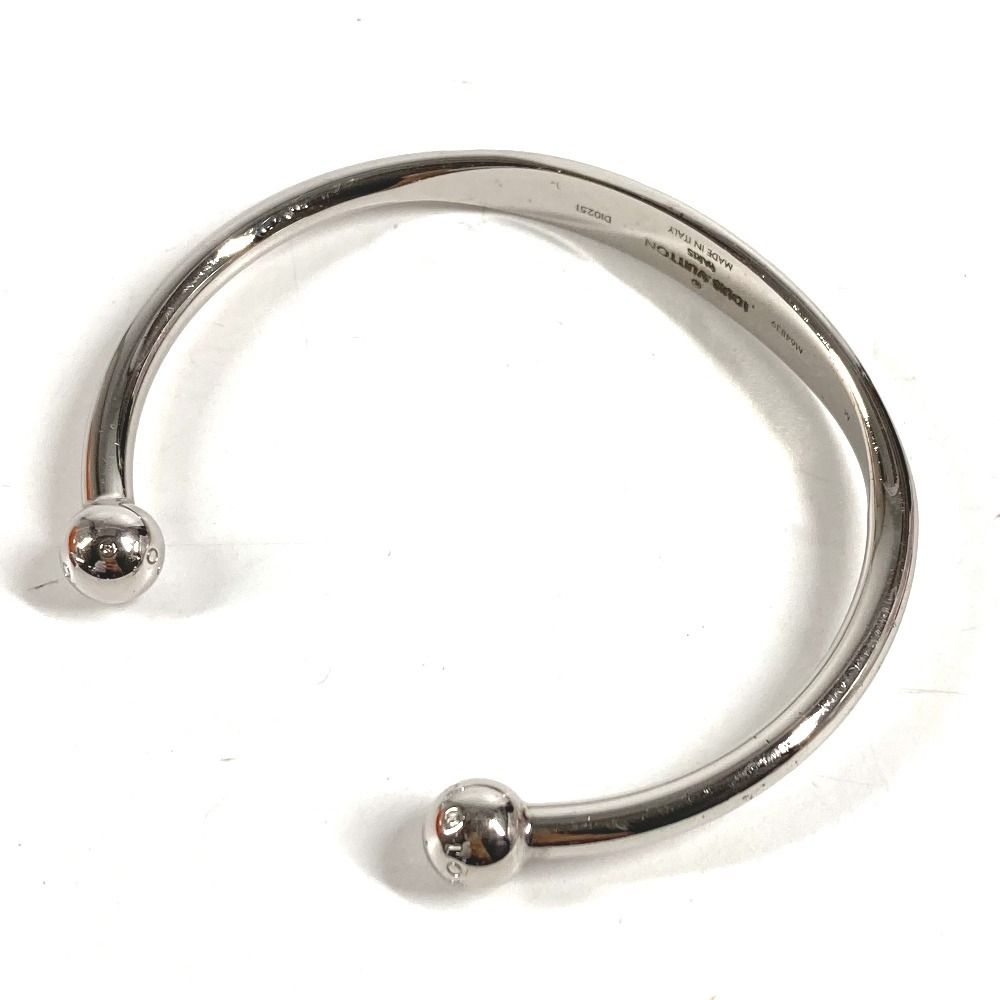 Louis Vuitton Bangle Jungkook Monogram Metal Silver Bracelet — view 7