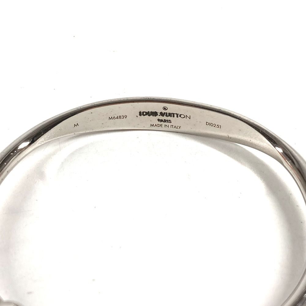 Louis Vuitton Bangle Jungkook Monogram Metal Silver Bracelet — view 5
