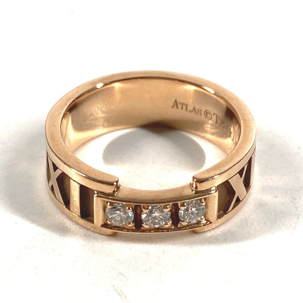 Tiffany & Co Ring Atlas Diamond Pink Gold