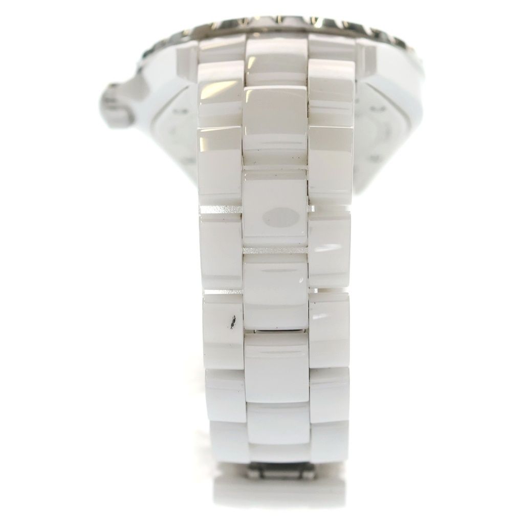 Chanel Diamond Ce SS At Ceramic Stainless Steel Automatic Watch White — view 2