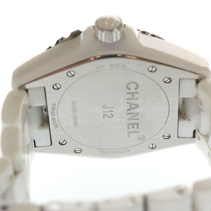 Chanel Diamond Ce SS At Ceramic Stainless Steel Automatic Watch White — view 5
