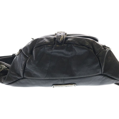 Chrome Hearts 1 Snat Pack Daga Zip Gunslinger Belt Leather Waist Bag Black — view 4