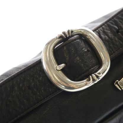 Chrome Hearts 1 Snat Pack Daga Zip Gunslinger Belt Leather Waist Bag Black — view 6