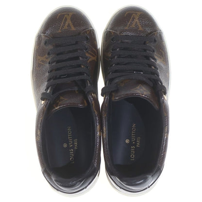 Louis Vuitton Front Row Line Sneakers Patent Monogram Canvas Row Low — view 4