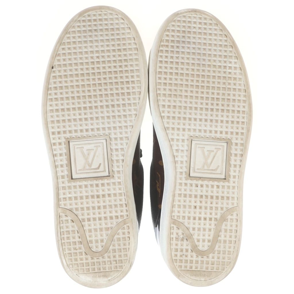 Louis Vuitton Front Row Line Sneakers Patent Monogram Canvas Row Low — view 5