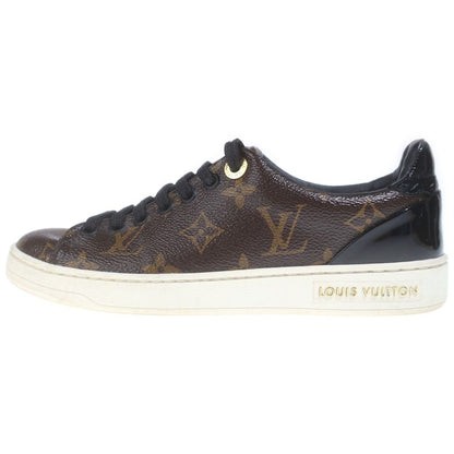 Louis Vuitton Front Row Line Sneakers Patent Monogram Canvas Row Low
