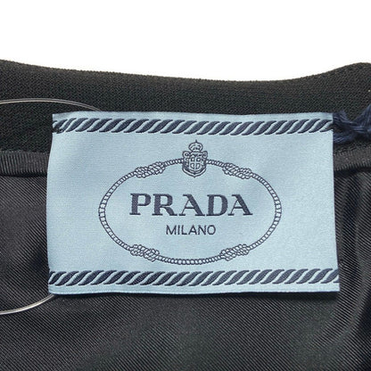 Prada Dress 40 M Black Sleeveless Knee Length Box Pleats — view 3