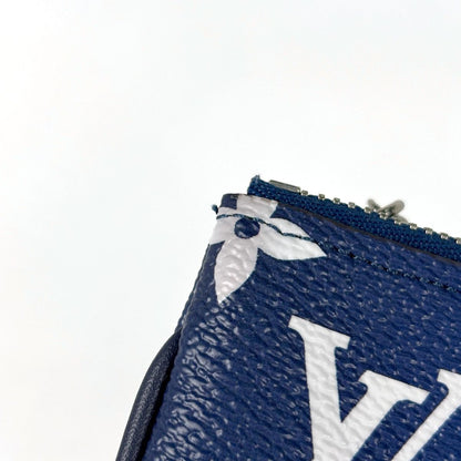 Louis Vuitton Pochette Double Zip LV Escale 2-Way Clutch Shoulder Bag Monogram — view 5