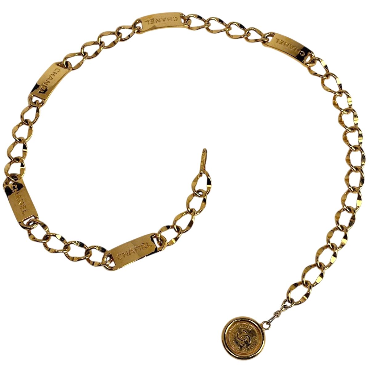 Chanel CC Logo Chain Belt Gold Plated