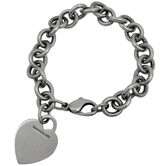 Tiffany & Co Return to Tiffany Heart Tag Bracelet 925 Sterling Silver