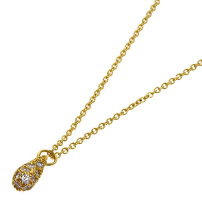 Tiffany & Co Teardrop Diamond Necklace 18K Yellow Gold
