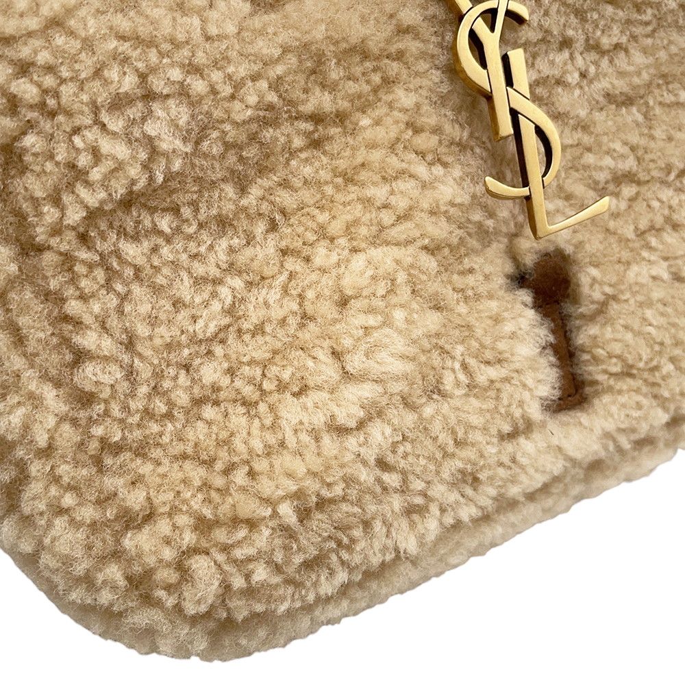 Saint Laurent Paris Handbag le 5 7 Mini Hobo Fleece — view 6