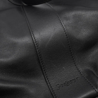 Saint Laurent Paris Tote Hobo Leather Black — view 6