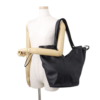 Saint Laurent Paris Tote Hobo Leather Black — view 4