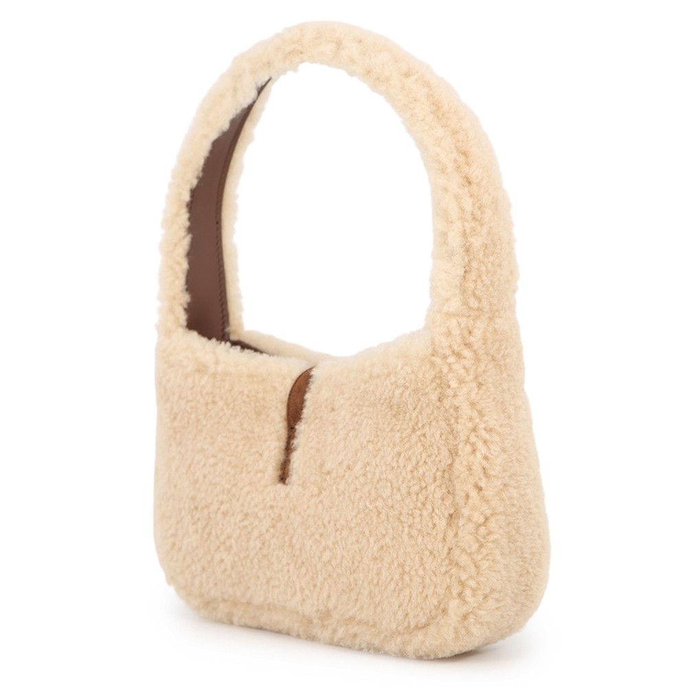 Saint Laurent Paris Handbag le 5 7 Mini Hobo Fleece — view 2