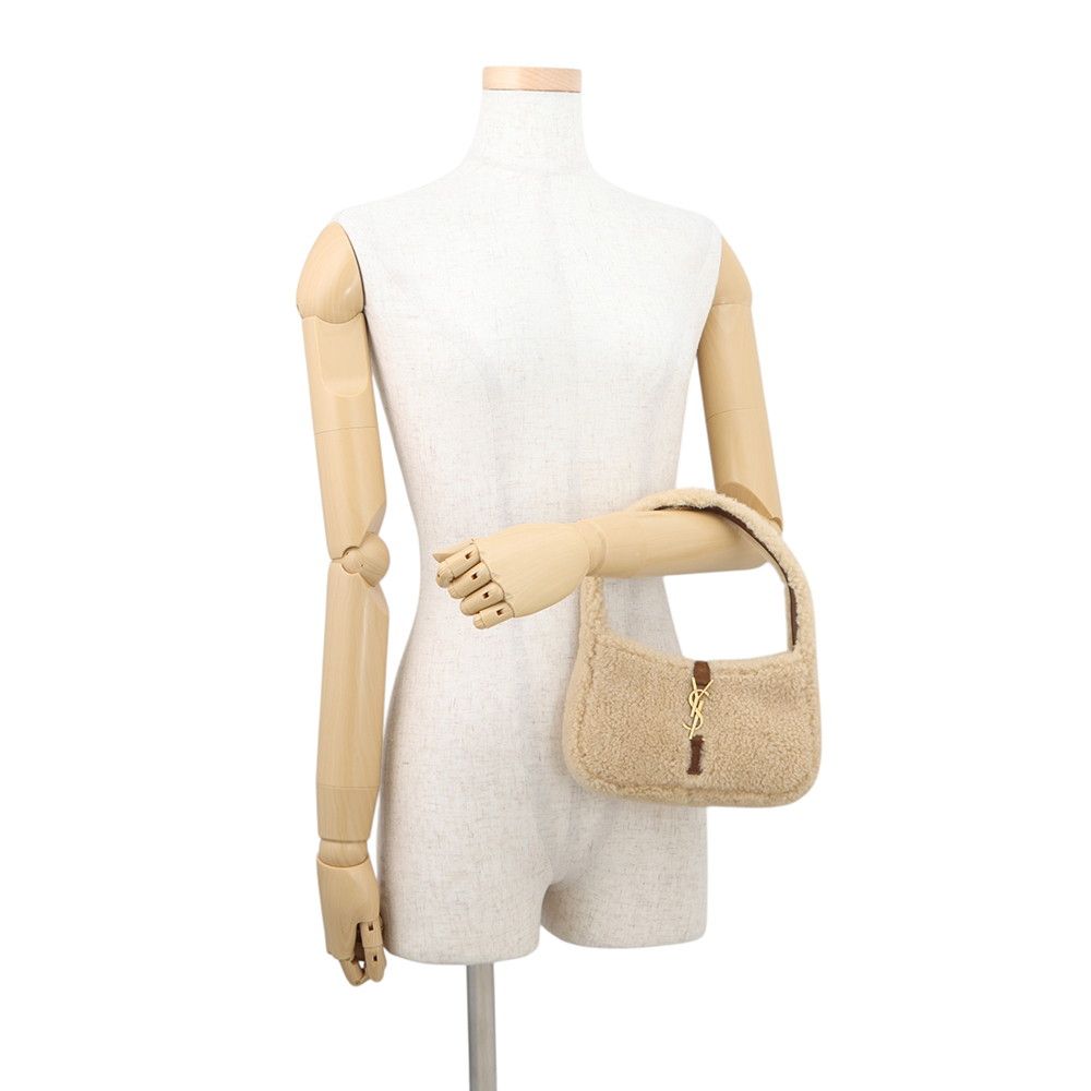 Saint Laurent Paris Handbag le 5 7 Mini Hobo Fleece — view 4