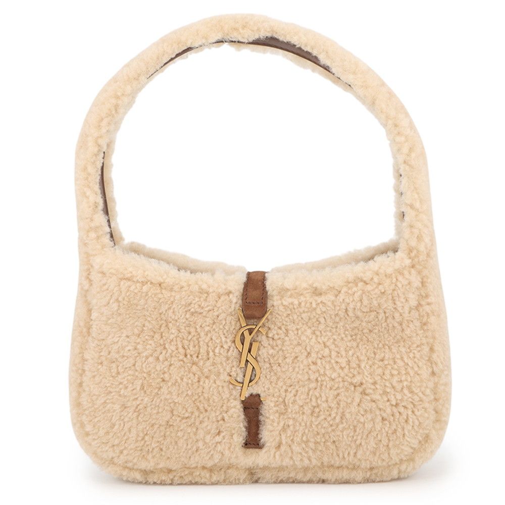 Saint Laurent Paris Handbag le 5 7 Mini Hobo Fleece