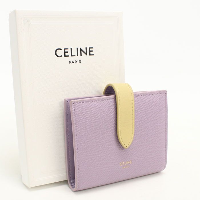 Celine Small Strap Wallet Bifold Calfskin