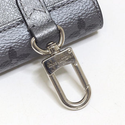 Louis Vuitton LV Earphones Pouch Taigarama Gray Silver — view 5
