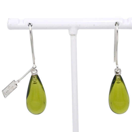Gucci 925 Sterling Silver Glass Earrings