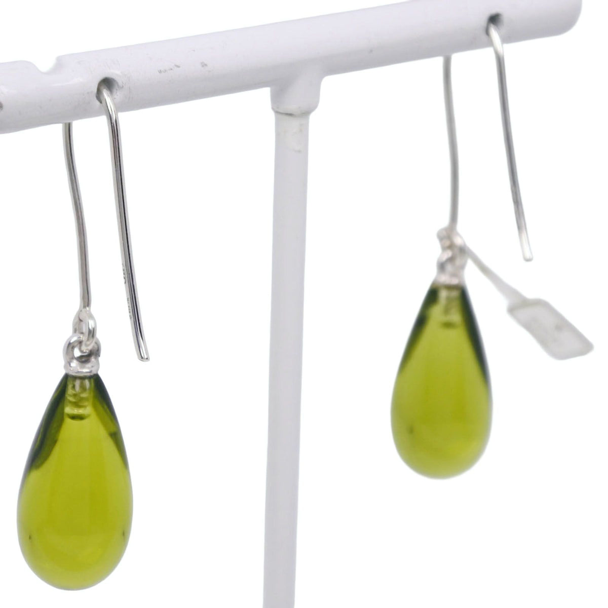 Gucci 925 Sterling Silver Glass Earrings — view 3
