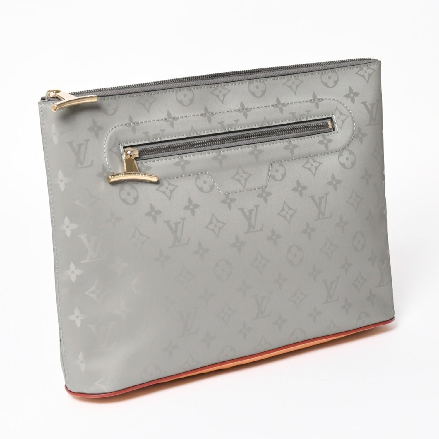 Louis Vuitton Clutch Pochette Cosmos Monogram Titanium Gray — view 3