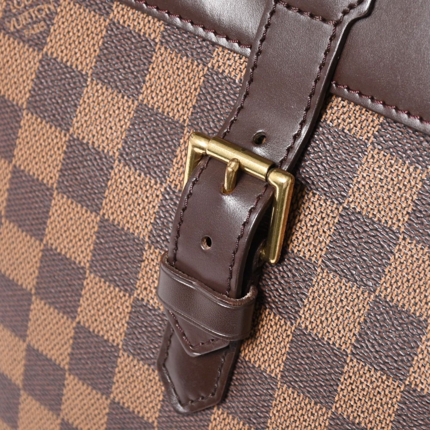 Louis Vuitton Damier Soho Backpack Brown Leather — view 7