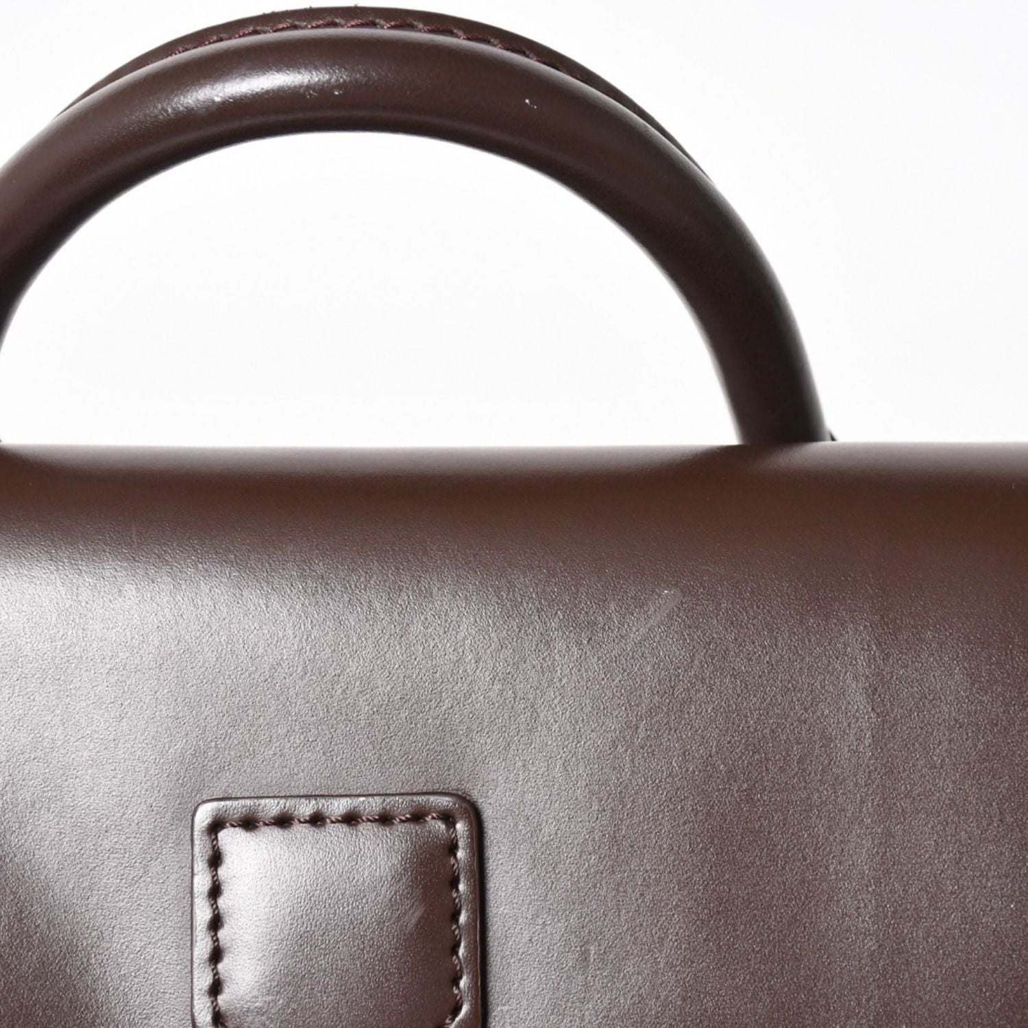 Louis Vuitton Damier Soho Backpack Brown Leather — view 8
