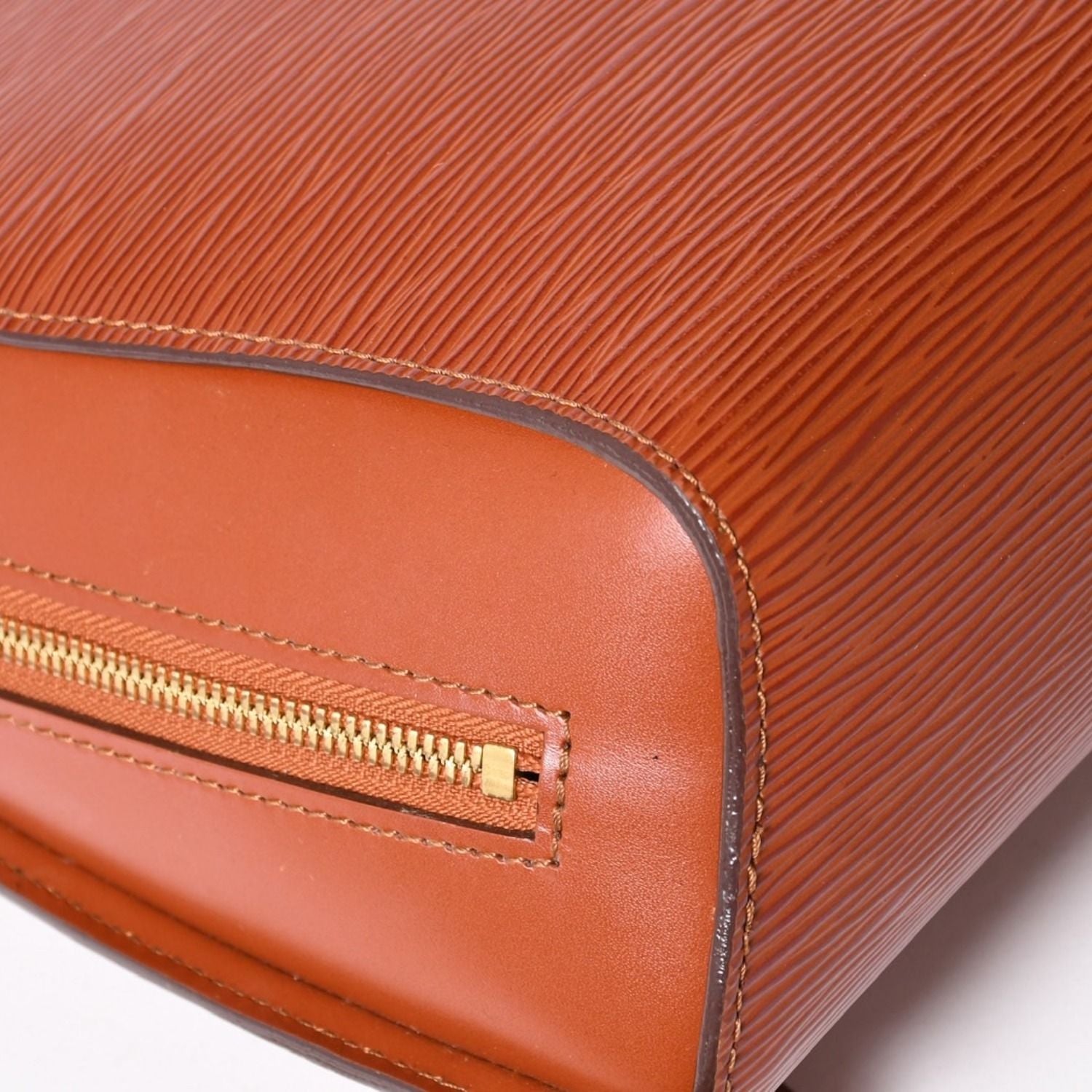 Louis Vuitton Epi Mabillon Kenya Brown Backpack Gold — view 4