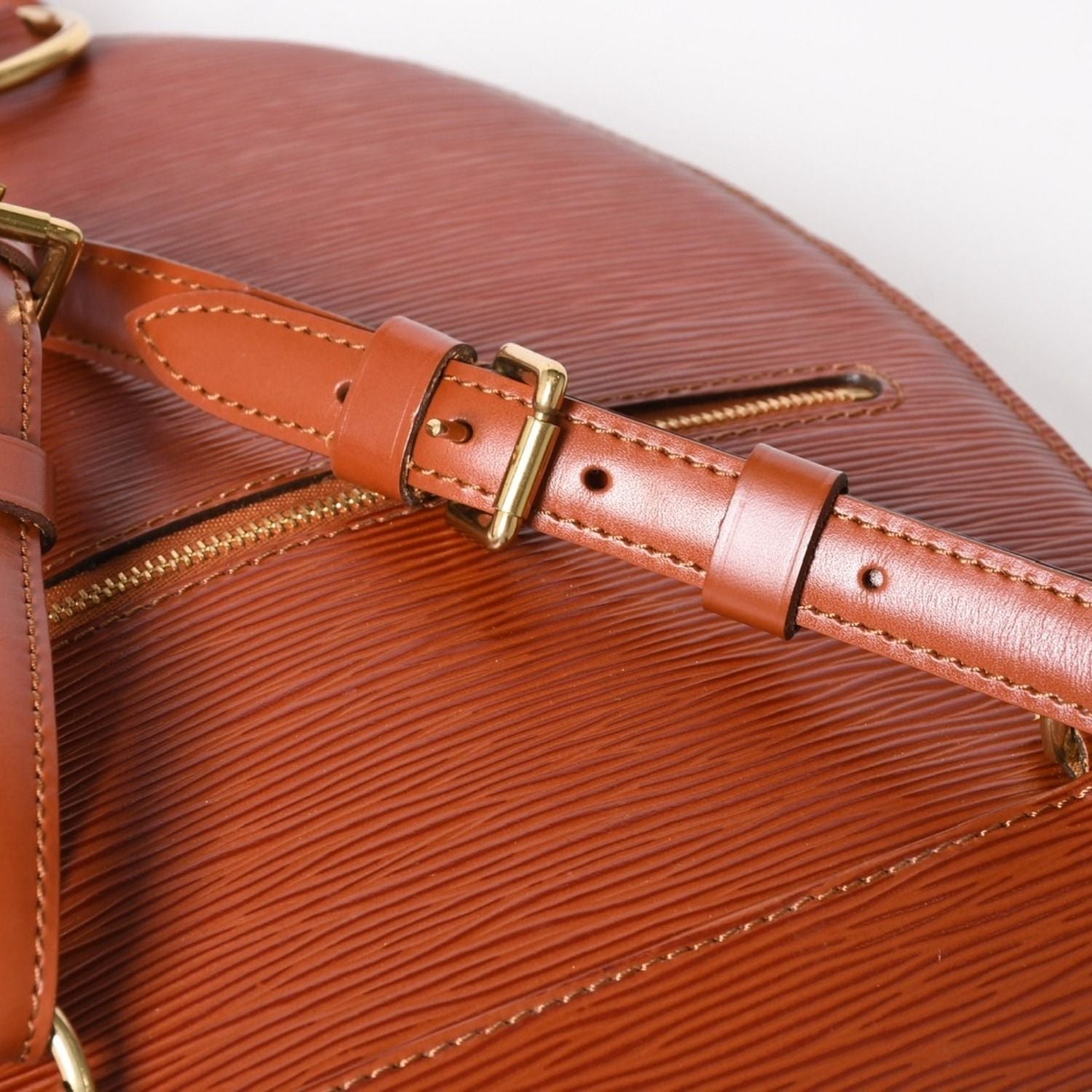 Louis Vuitton Epi Mabillon Kenya Brown Backpack Gold — view 7