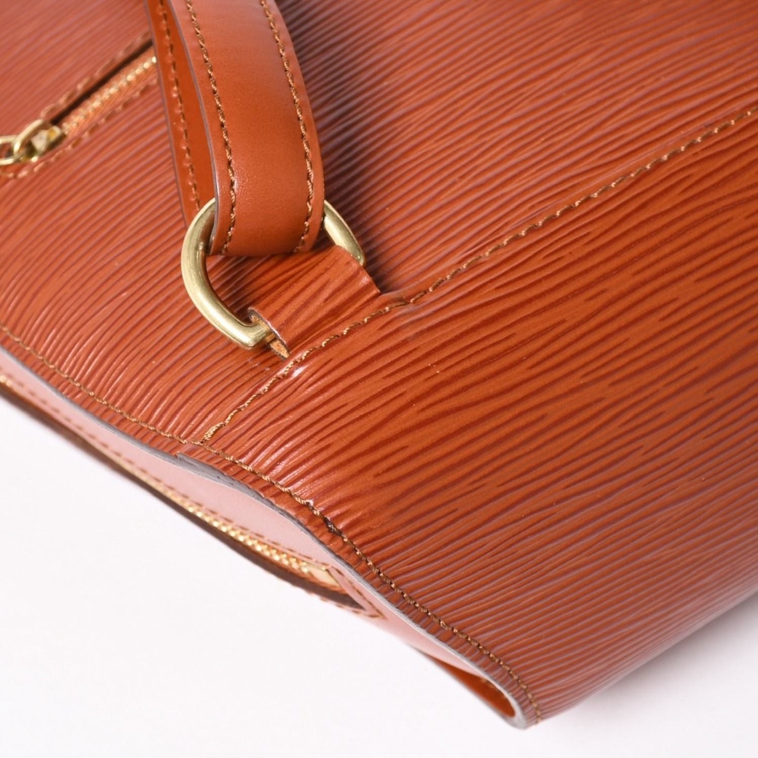 Louis Vuitton Epi Mabillon Kenya Brown Backpack Gold — view 6