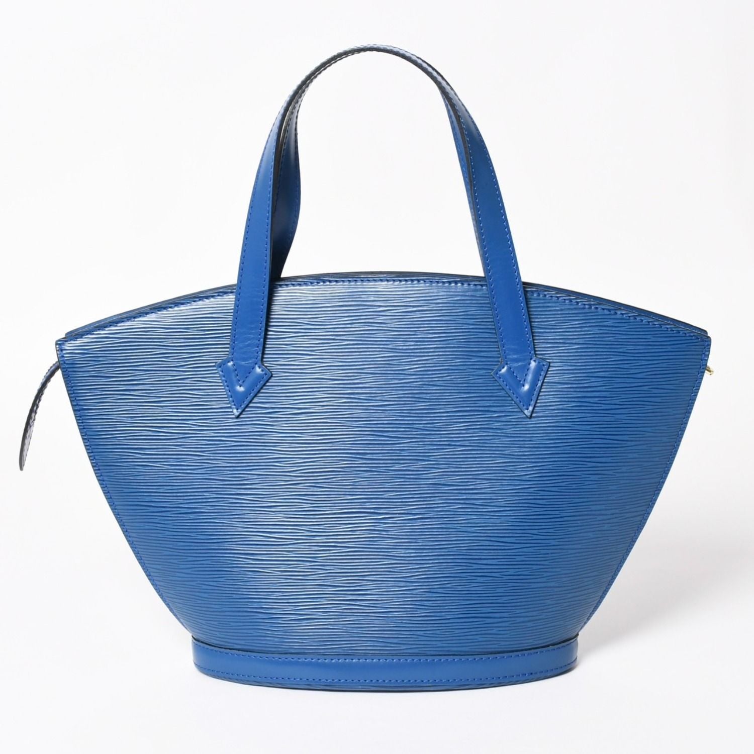 Louis Vuitton Tote Bag Saint Jacques Epi Leather Blue Gold VI — view 2
