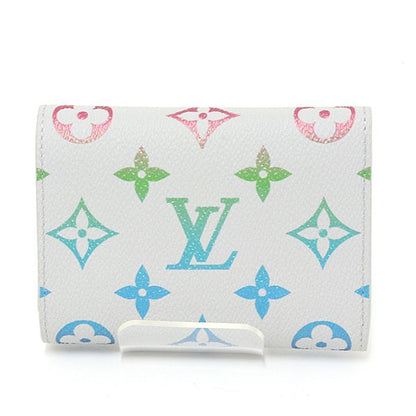 Louis Vuitton Monogram Iridescent Victor Wallet Gray Gradient Trifold — view 2