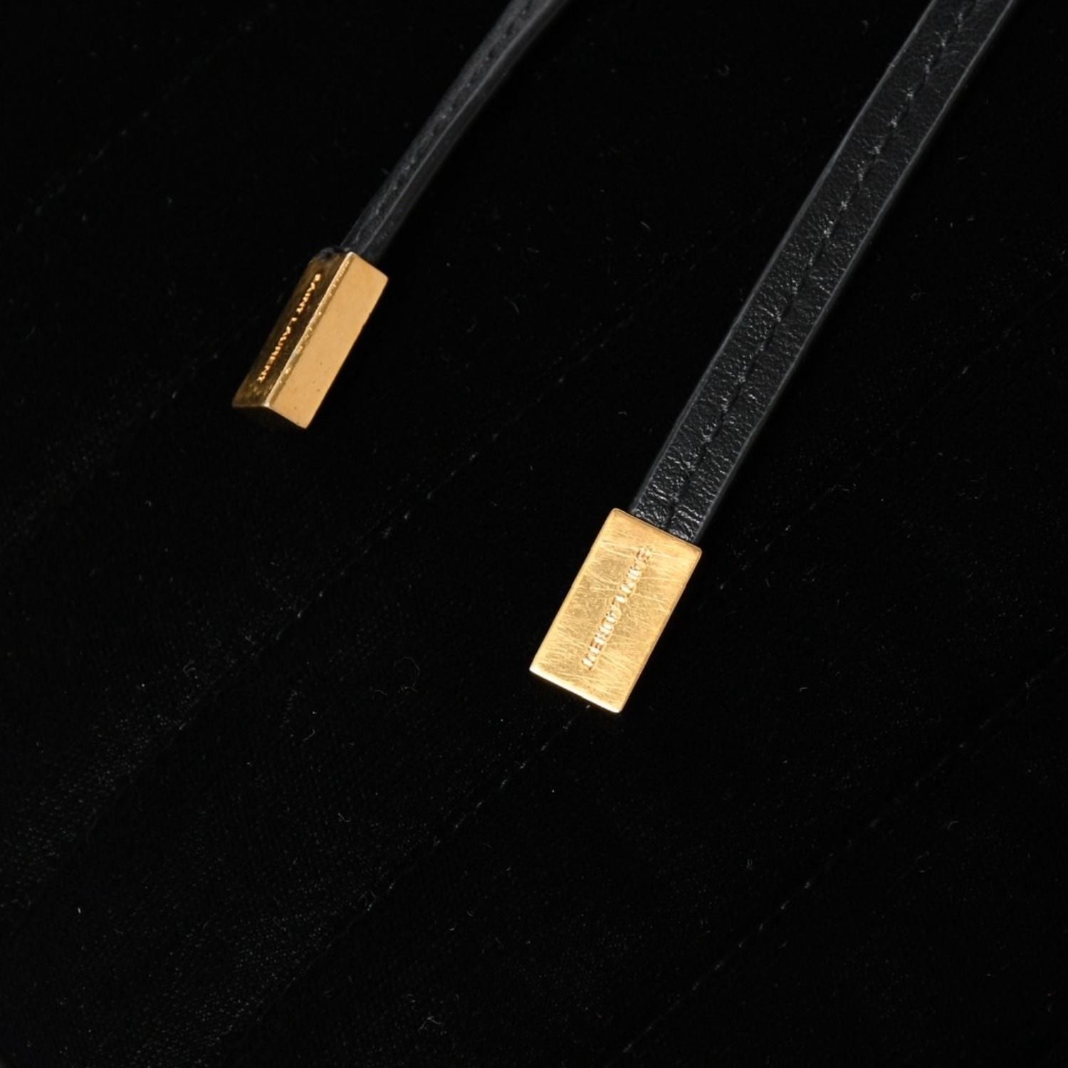 Saint Laurent Vicky Small Backpack Velvet Gold — view 5
