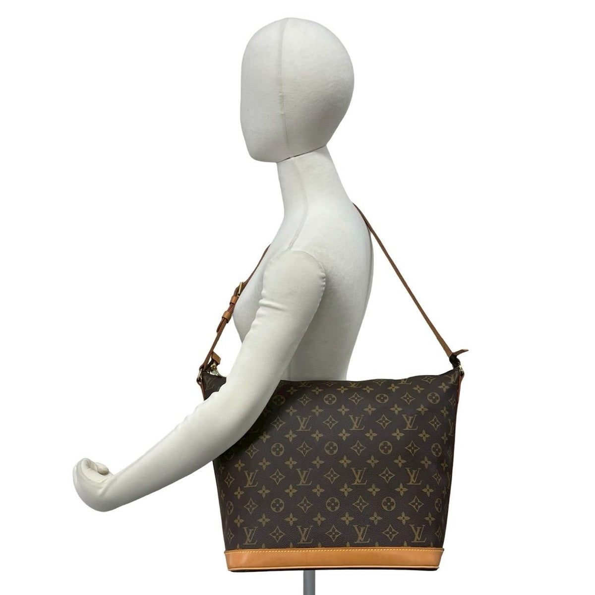 Louis Vuitton Amfar Three Vanity Star Monogram Leather Shoulder Bag Brown — view 2