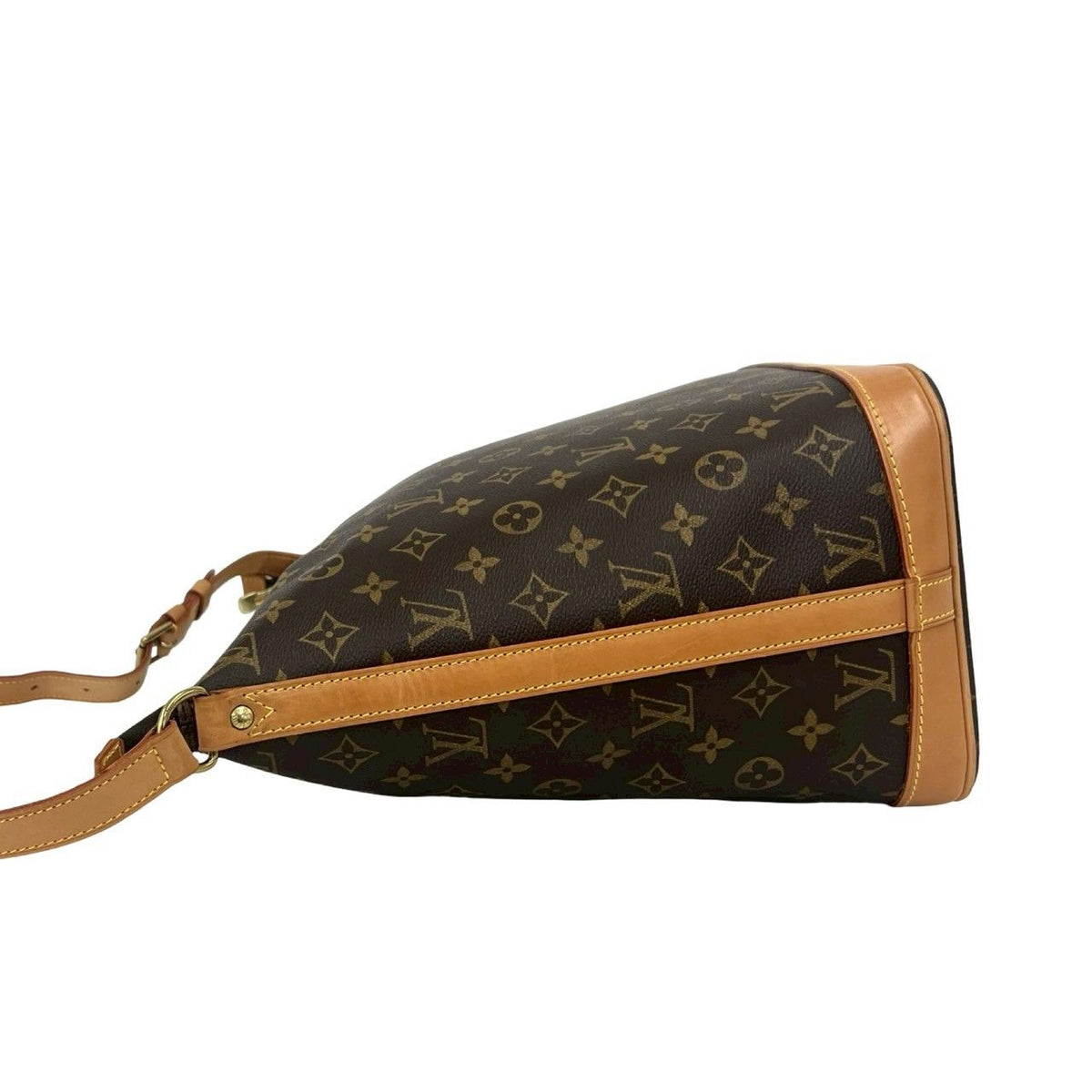 Louis Vuitton Amfar Three Vanity Star Monogram Leather Shoulder Bag Brown — view 5