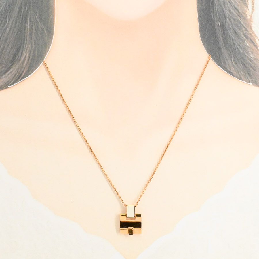 Hermes Necklace Irene Pink — view 5