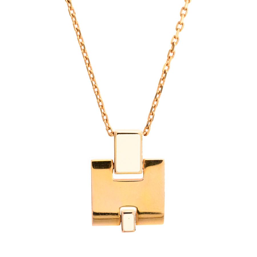 Hermes Necklace Irene Pink