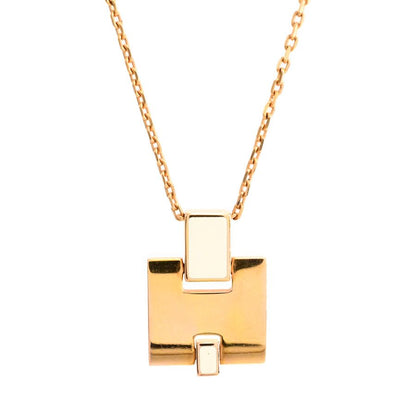 Hermes Necklace Irene Pink