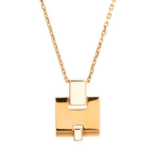 Hermes Necklace Irene Pink