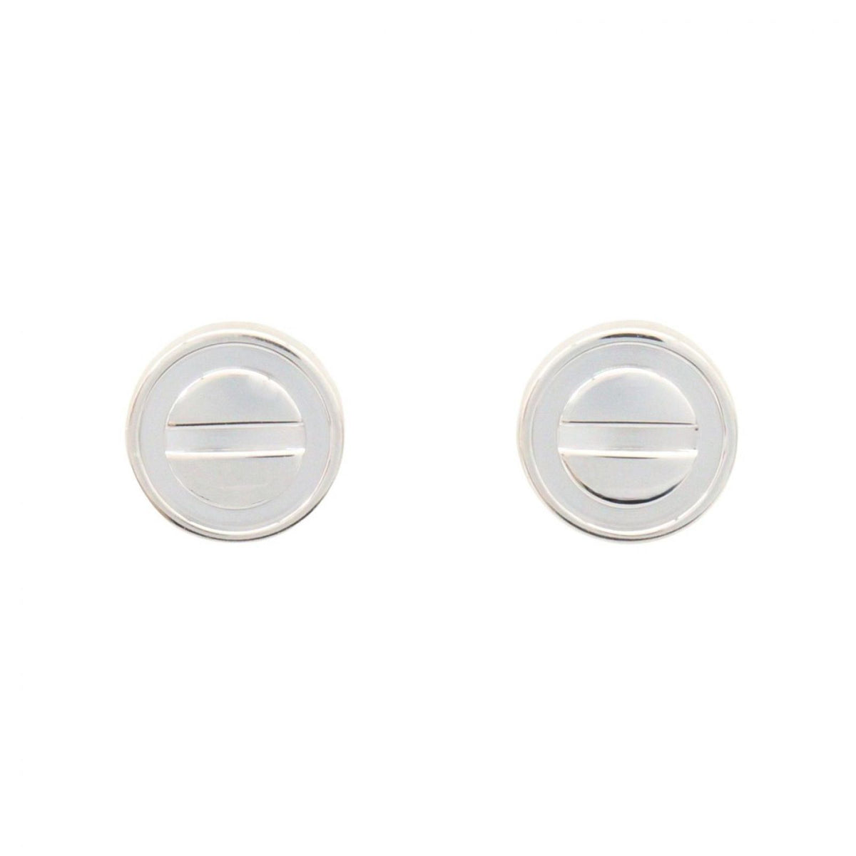 Cartier Earrings Love 18K White Gold