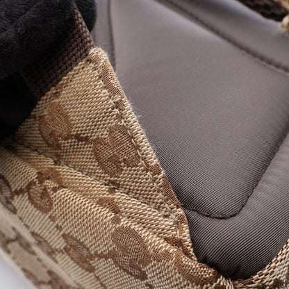 Gucci Backpack GG Canvas Beige Dark Brown — view 8