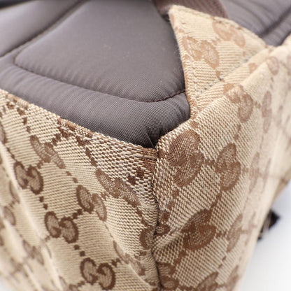 Gucci Backpack GG Canvas Beige Dark Brown — view 6