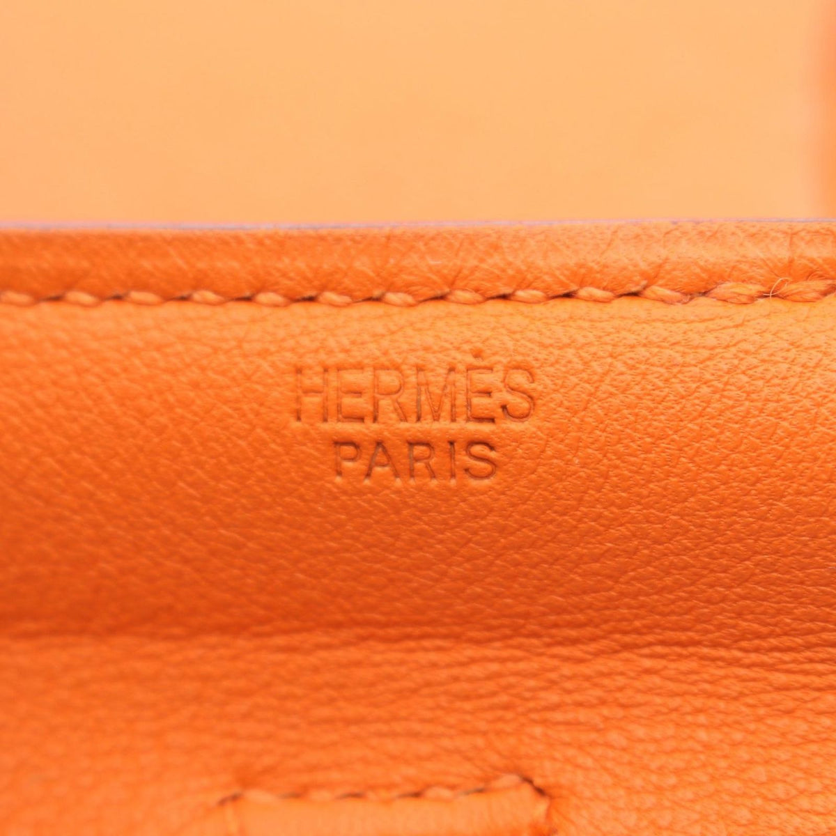Hermes Shoulder Bag Onimaitou 2 Orange Leather — view 4