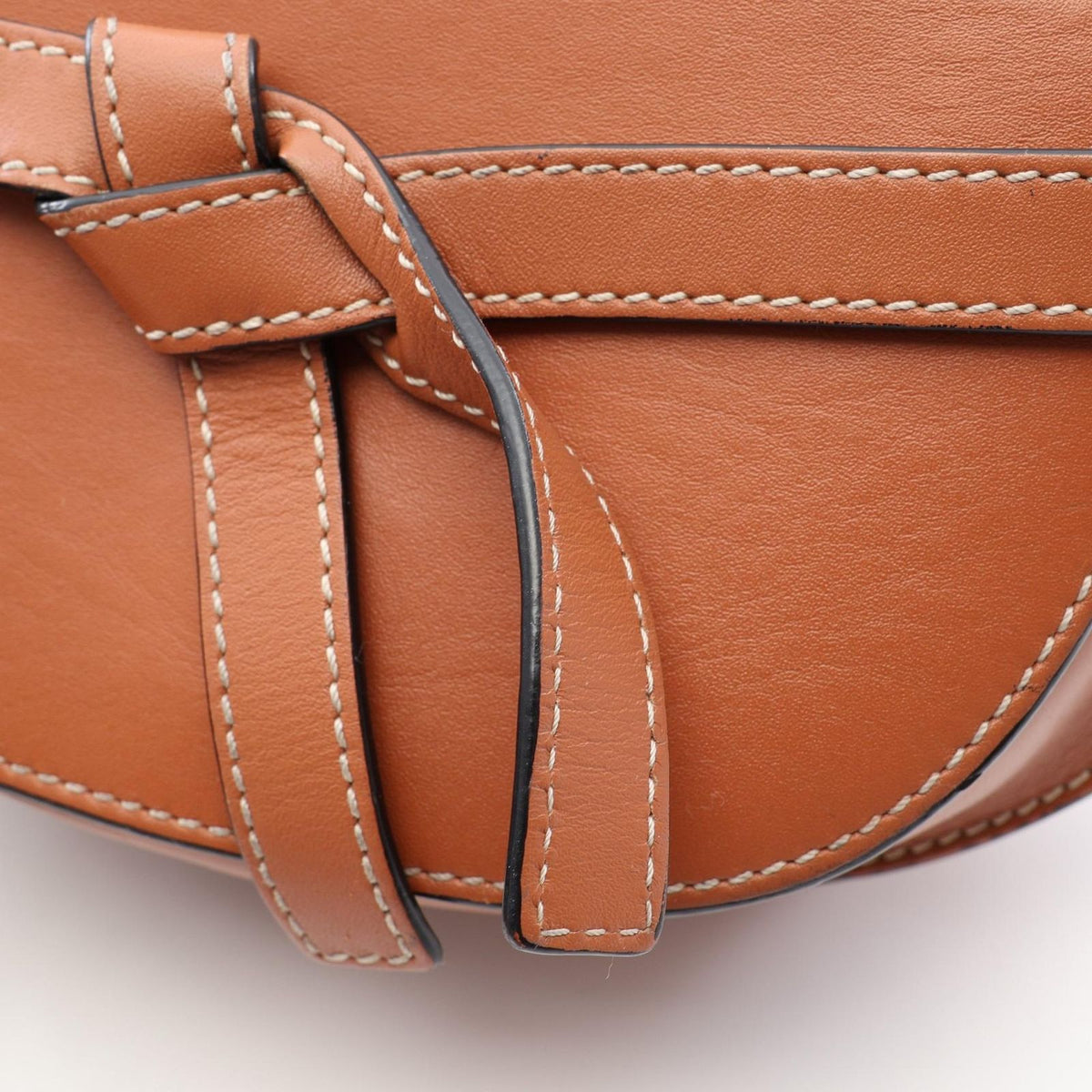 Loewe Waist Bag Gate Brown Leather — view 7
