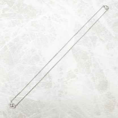 Cartier C Heart Diamond White Gold Necklace 38.5 — view 5